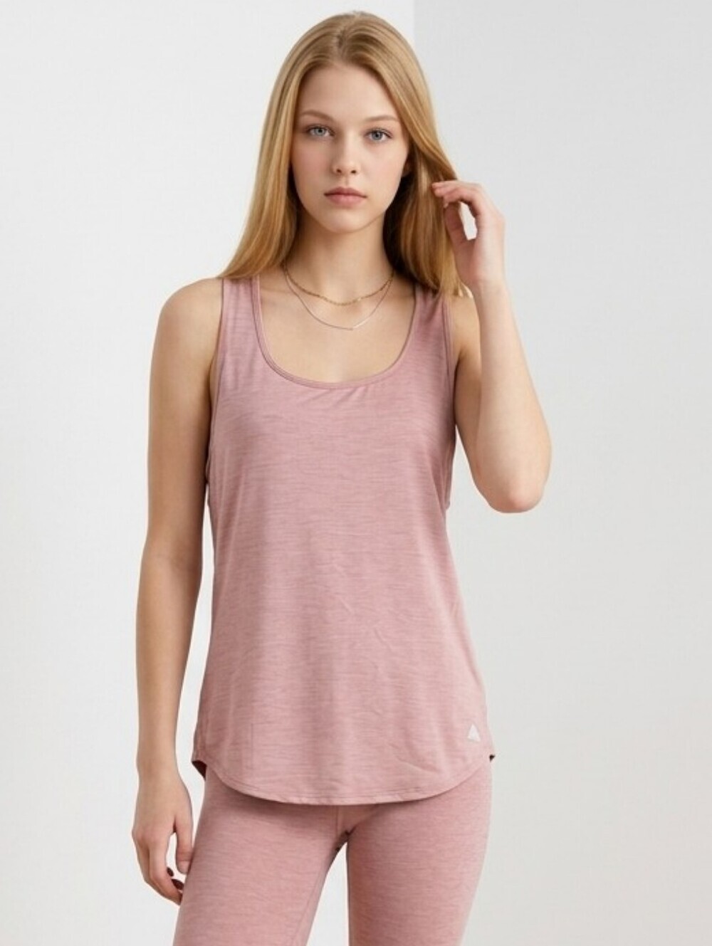 NWT RBX Dusty Rose Heathered Tank Top - Pink Sz M